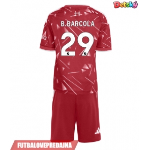 Lacne Dětský Futbalové dres Liverpool Bradley Barcola #29 2026-27 Krátky Rukáv - Domáci (+ trenírky)